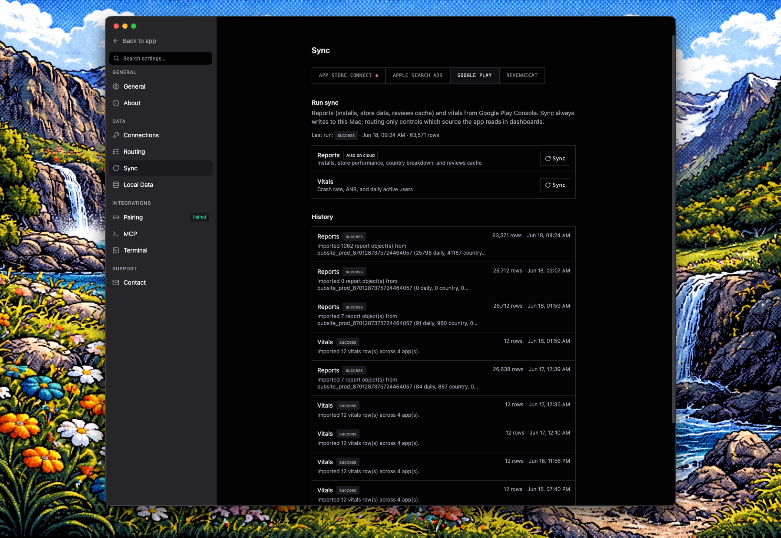 Appeeky Desktop — native Mac app for local app store analytics